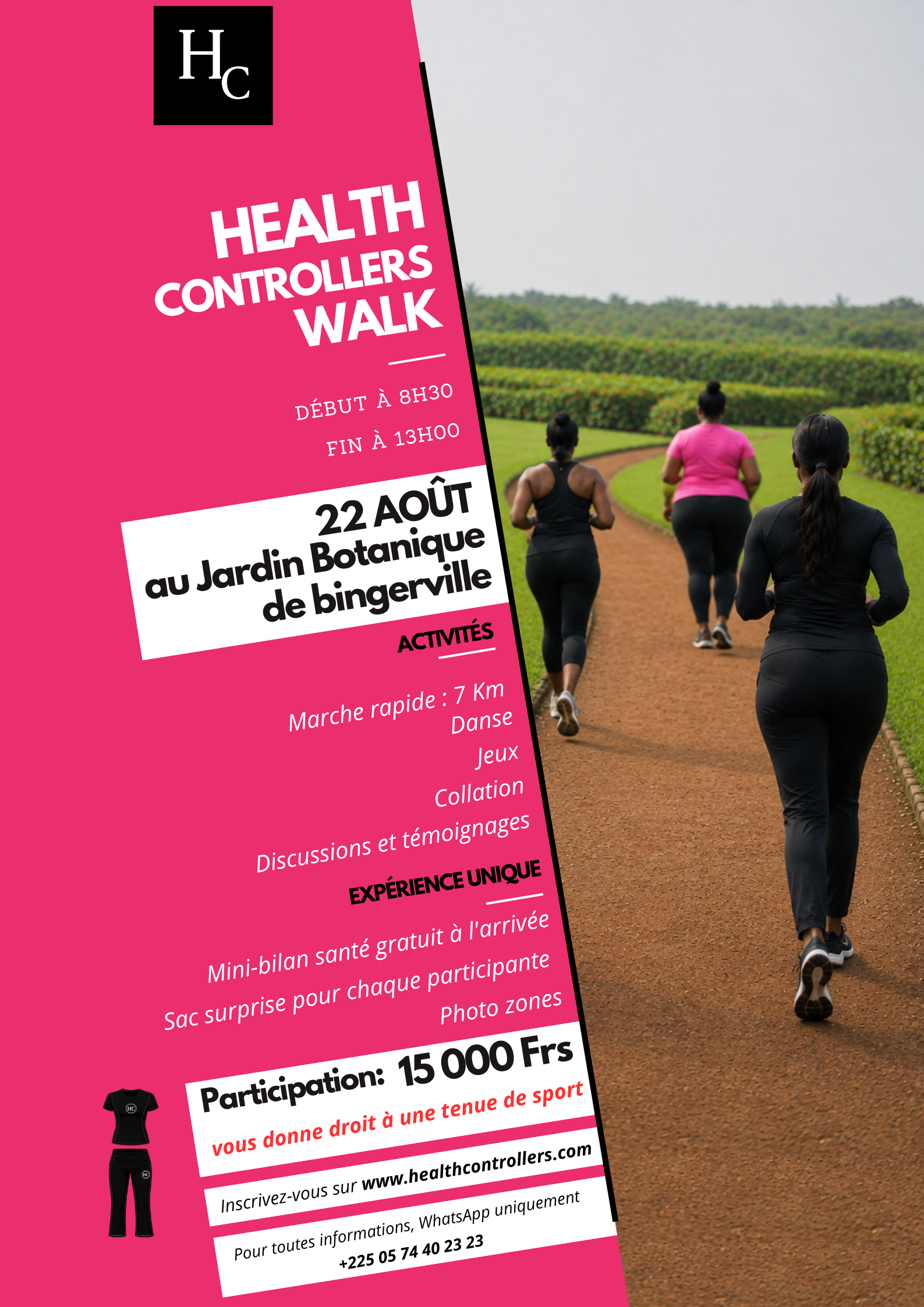 Health Controllers Walk 22 Août